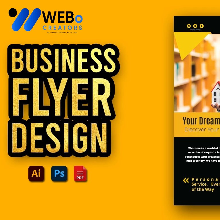 Creative Flyer Design for Moving Company in Pakistan | Flyer for Removals Services