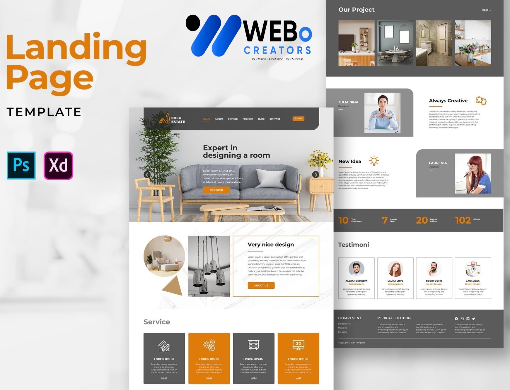 Creative Landing Page Designs, Themes, Graphic Elements for Pakistan Businesses 2026
