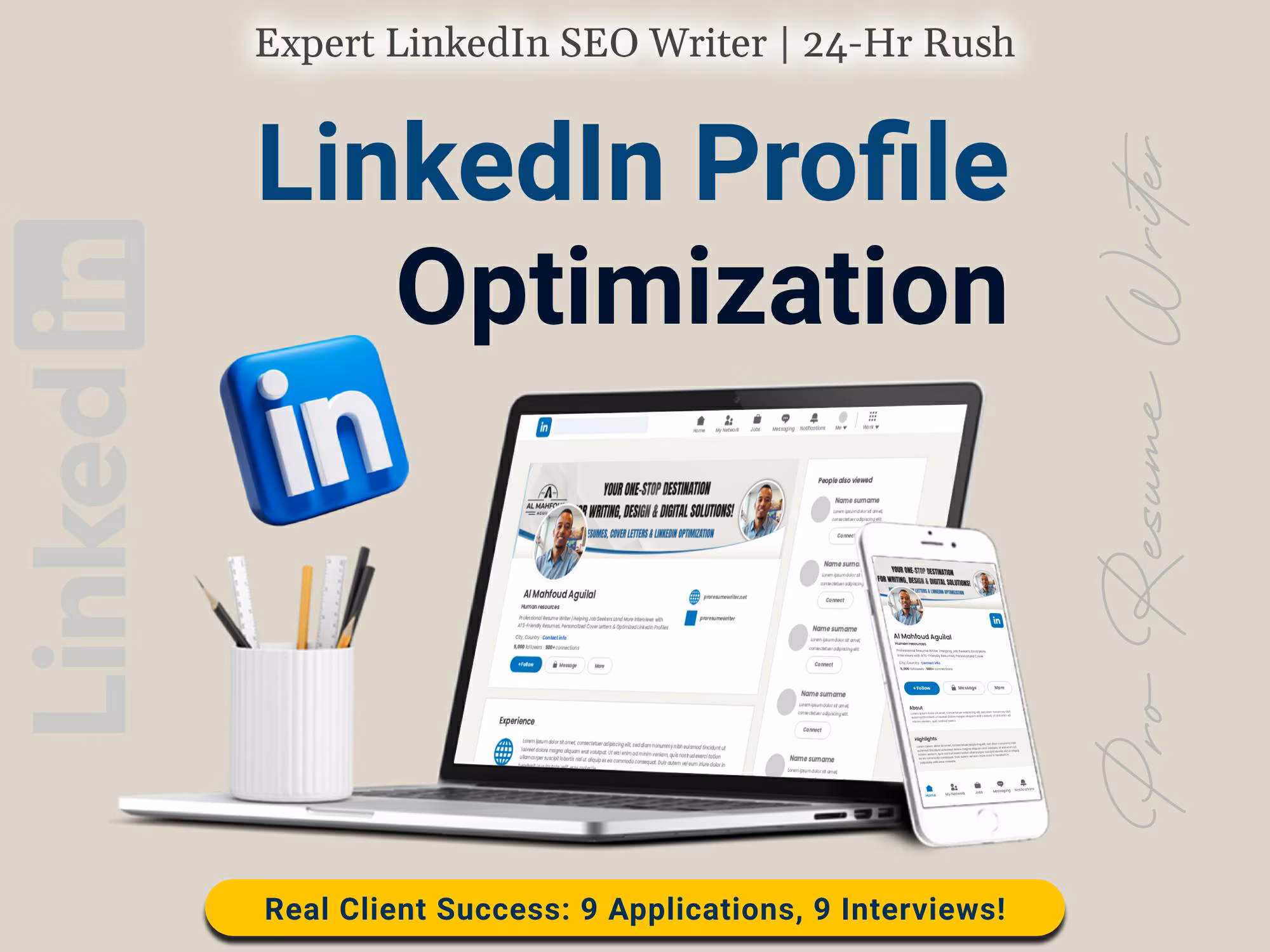 Profile Optimization & Enhancement LinkedIn Profile Building & Writing Services in Pakistan 2026