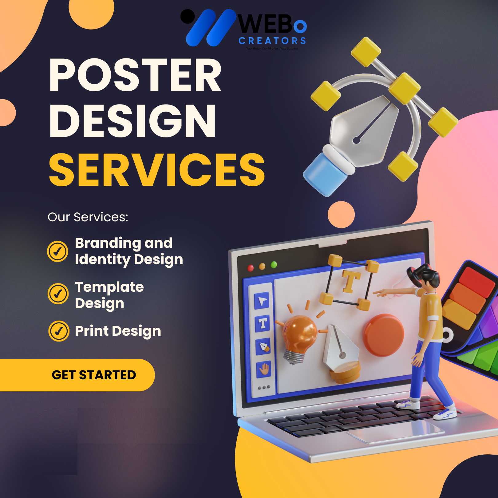 Poster Design Service | Get Powerful Advertising Poster in Pakistan for Business and Events