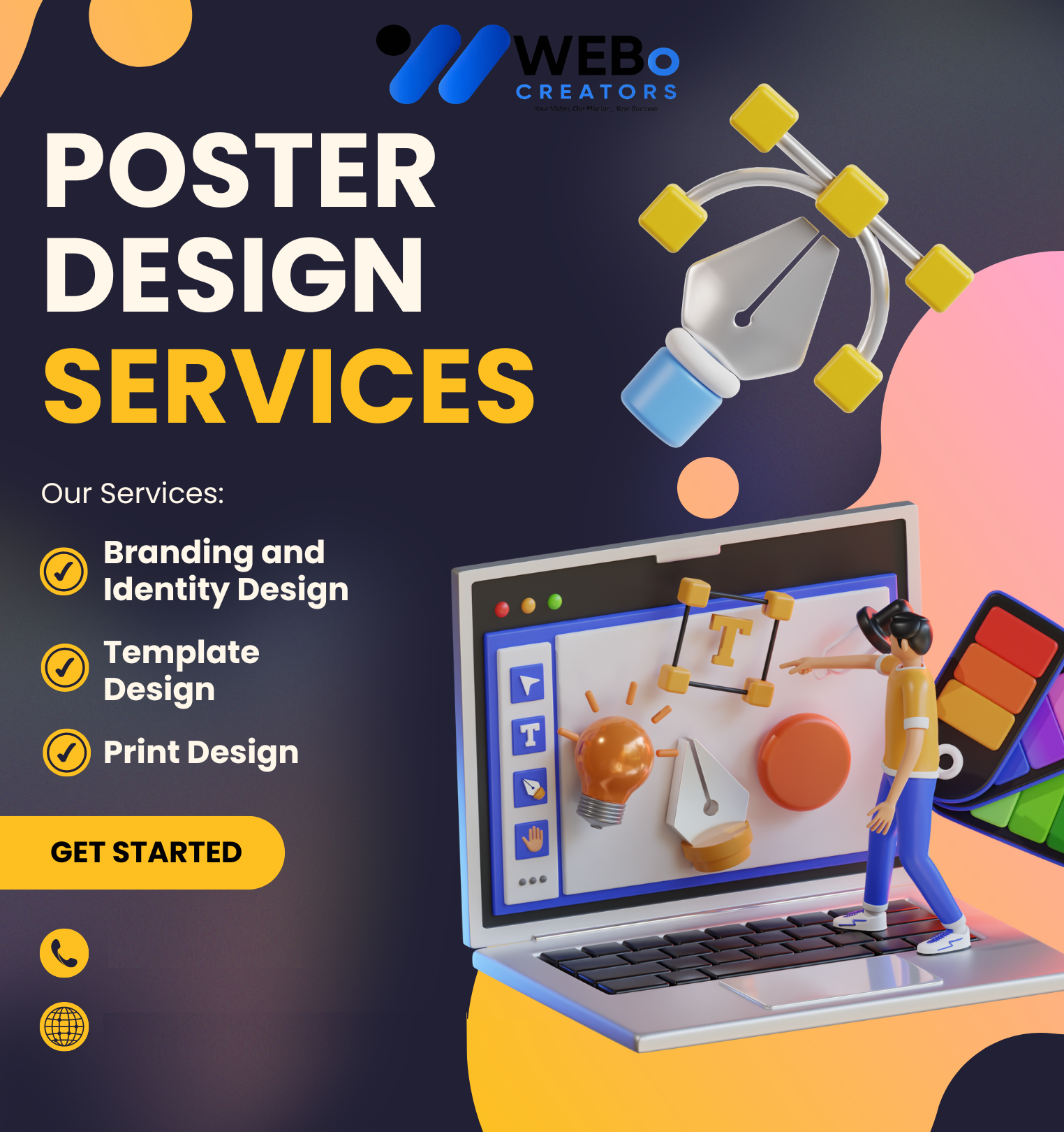 Best Print Design Services in Pakistan Flyers Brochures Posters